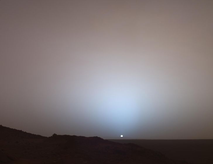 Mars naplemente
