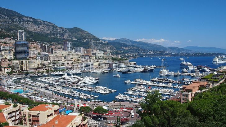 Monaco tengerpart