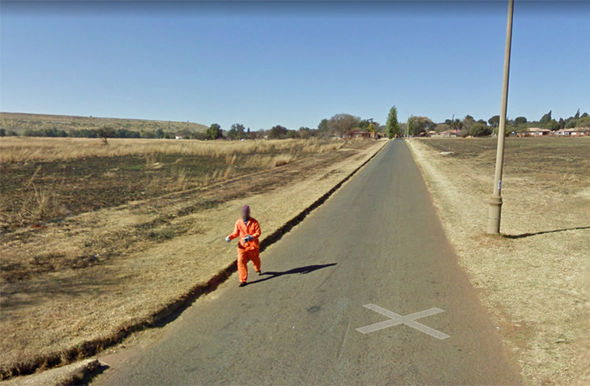 google maps street view south africa man 1119345