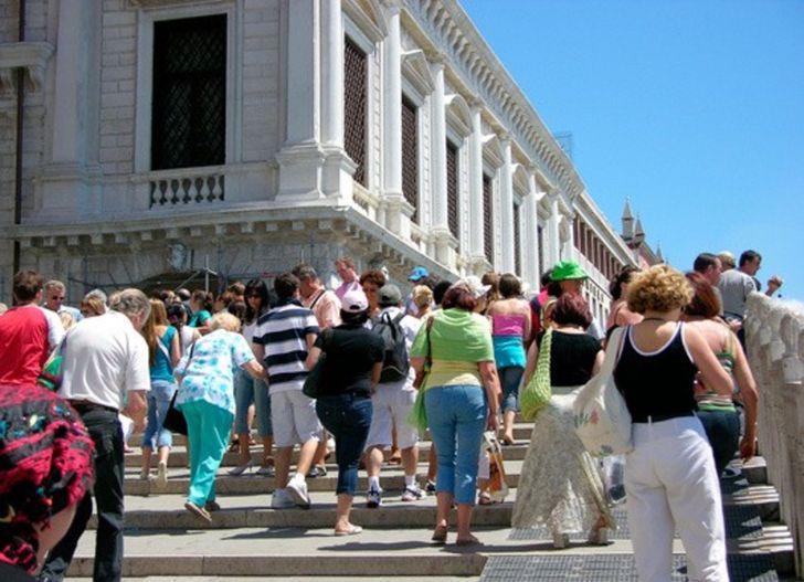 Velence turisták