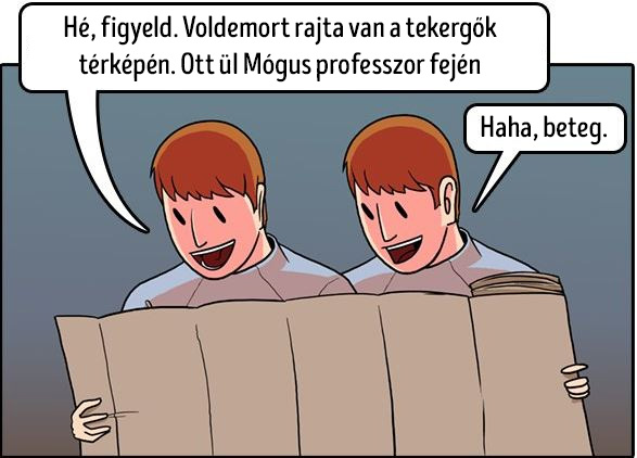Voldemort mogus professzor fejen