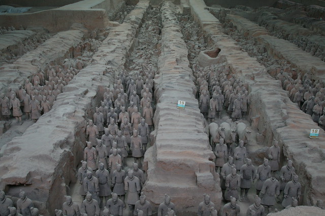 The Terracotta Army in Xi\\'an