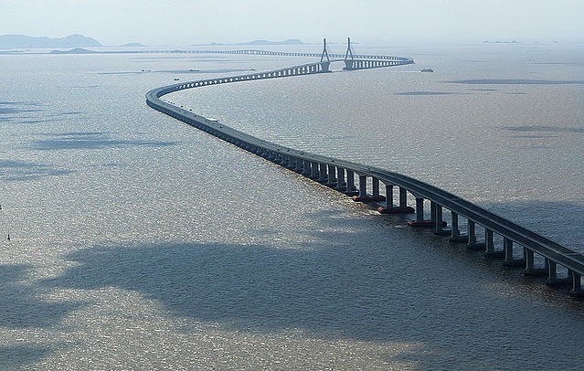 Danyang Kunshan viadukt leghosszabb híd