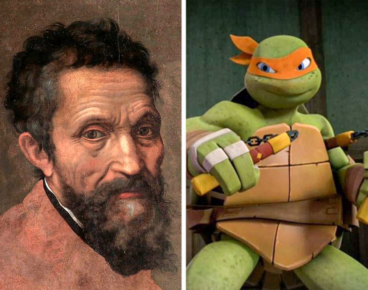 Michelangelo teknős művész fail
