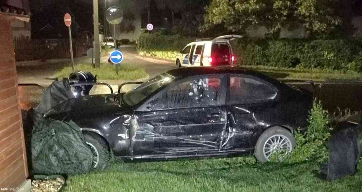 Ne hívjanak rendőrt! - kérte az ittas sofőr, miután a BMW-je letarolt egy kerítést Szombathelyen