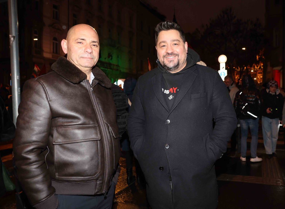 Molnár Ferenc Caramel is tüntet / Fotó: Pozsonyi Zita