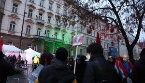 Lázár János ellen tüntetnek Budapesten / Fotó: Pozsonyi Zita