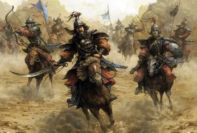 Mongol harcosok.