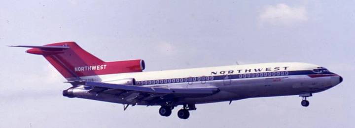 A szóban forgó Boeing 727-es